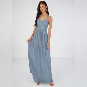 AZAZIE Haleigh dusty blue bridesmaid dress CUSTOM SIZE